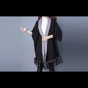 Black Scarf / Sweater / Cardigan / Shawl